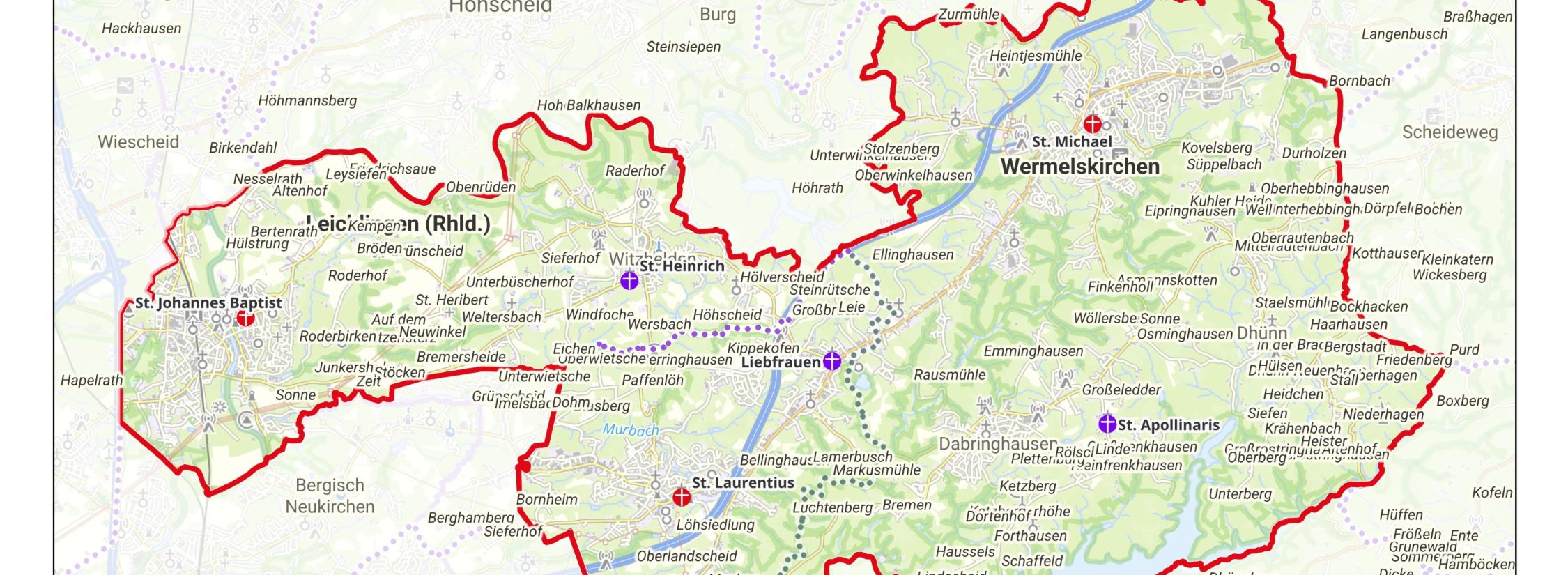 Pastorale Einheit Burscheid, Leichlingen, Wermelskirchen