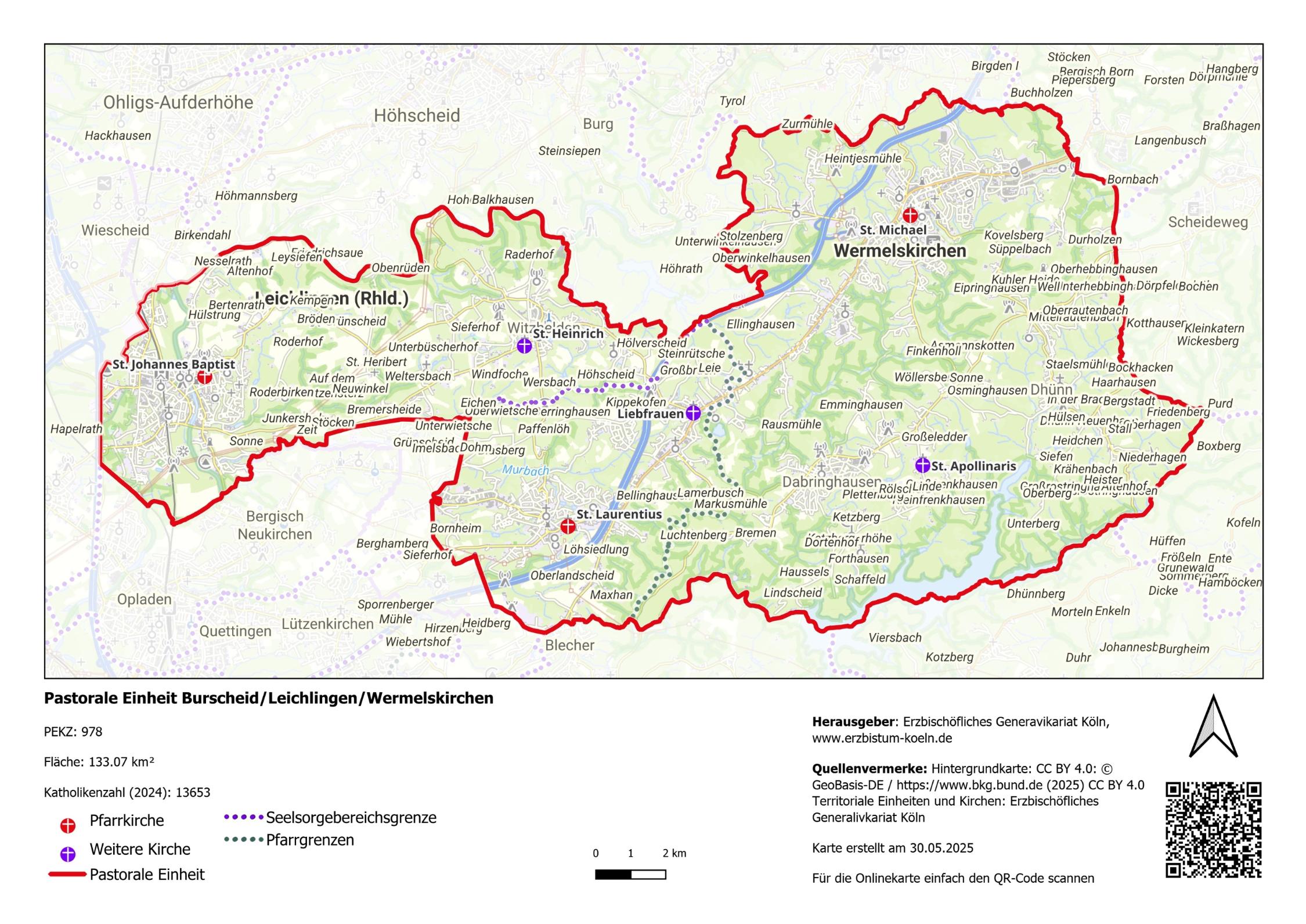Pastorale Einheit Burscheid, Leichlingen, Wermelskirchen
