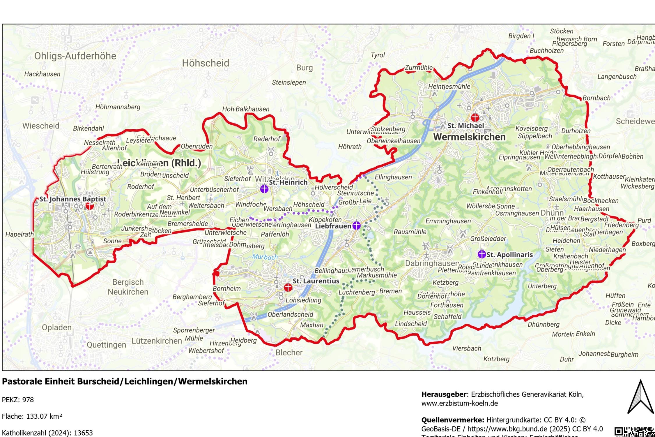 Pastorale Einheit Burscheid, Leichlingen, Wermelskirchen