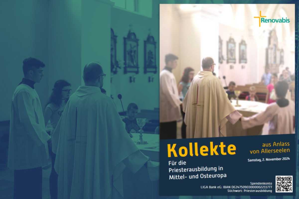 Mit dem Erlös der Kollekte aus Anlass von Allerseelen wird die Priesterausbildung in den Diasporaländern Mittel-, Ost- und Südosteuropas gefördert.
