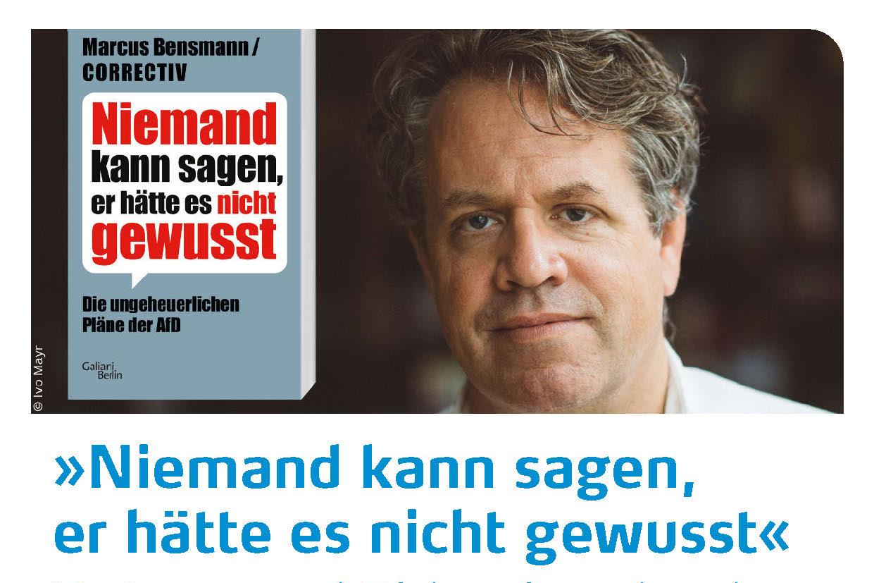 Plakat Bensmann: Niemand kann sagen, er hätte es nicht gewusst