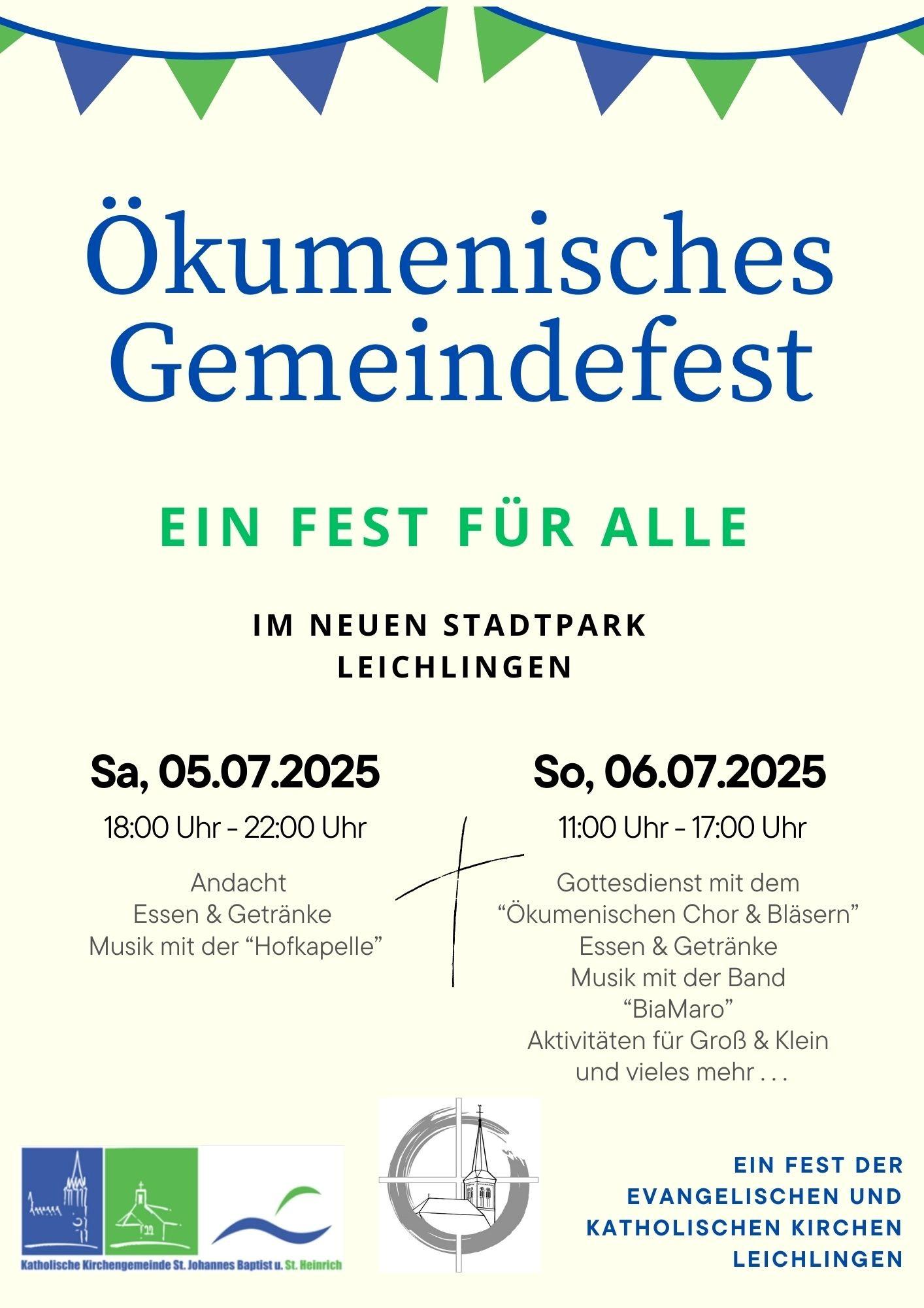Pfarrfest Plakat 05./06. Juli 2025
