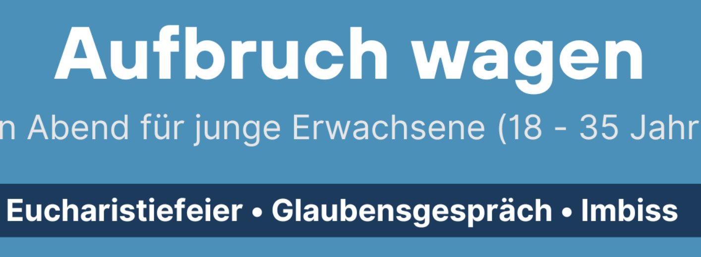 Plakat Aufbruch wagen August 2026