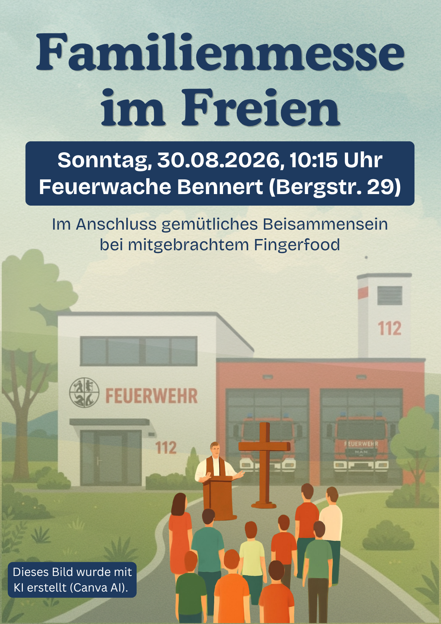 Familienmesse im Freien am 30.08.2026