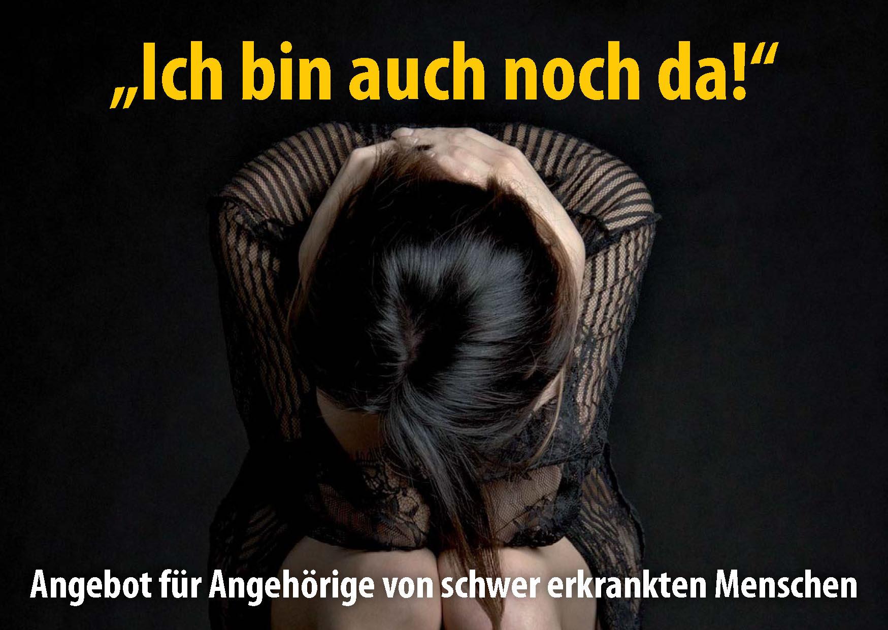 In sich zusammengesunkene Frau