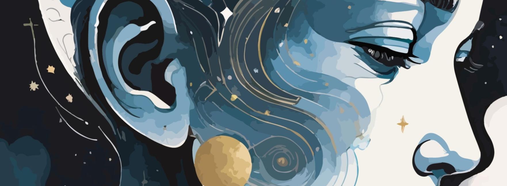 Frau, Galaxie, Kosmos