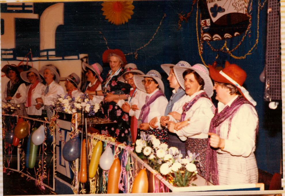 Karneval 1983 in der Aula