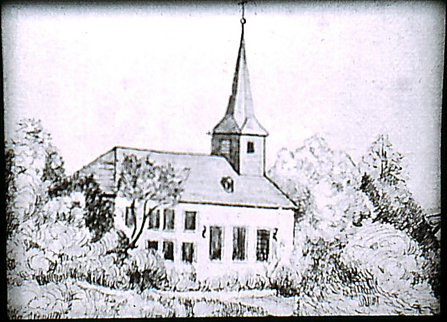 Alte Kirche - Karte zur Einweihung