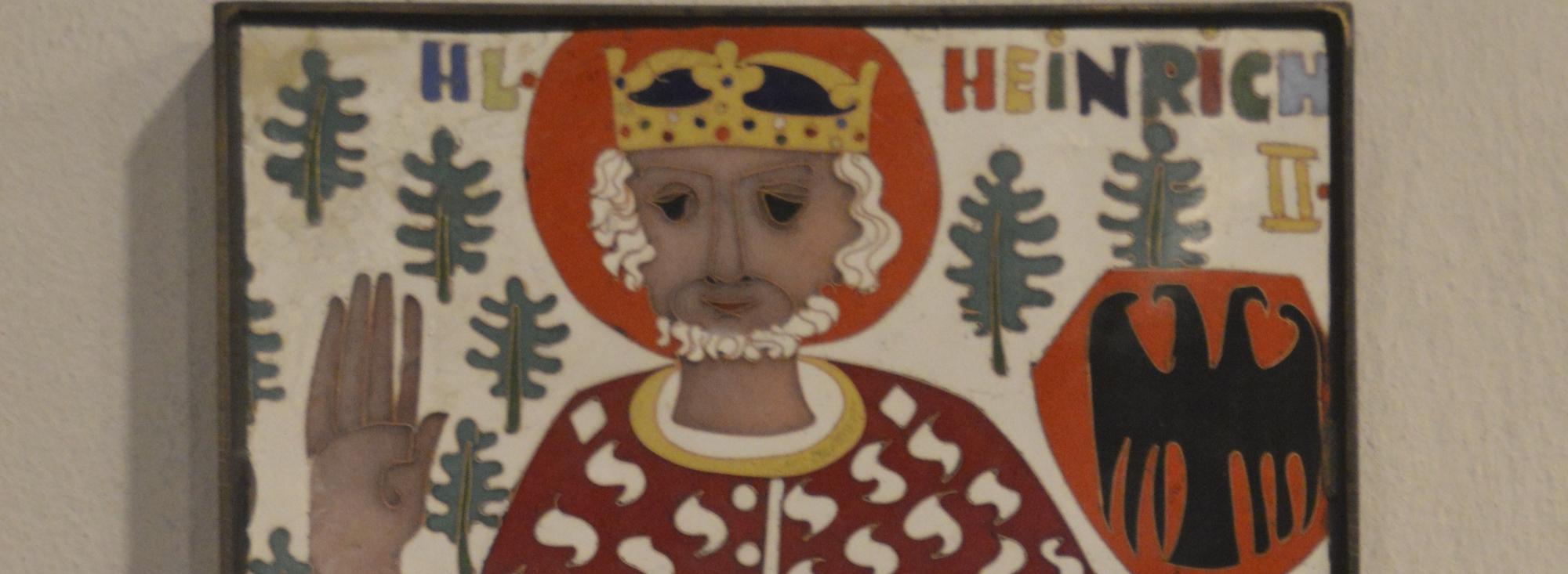 Emailletafel von Hl. Heinrich II in St. Heinrich
