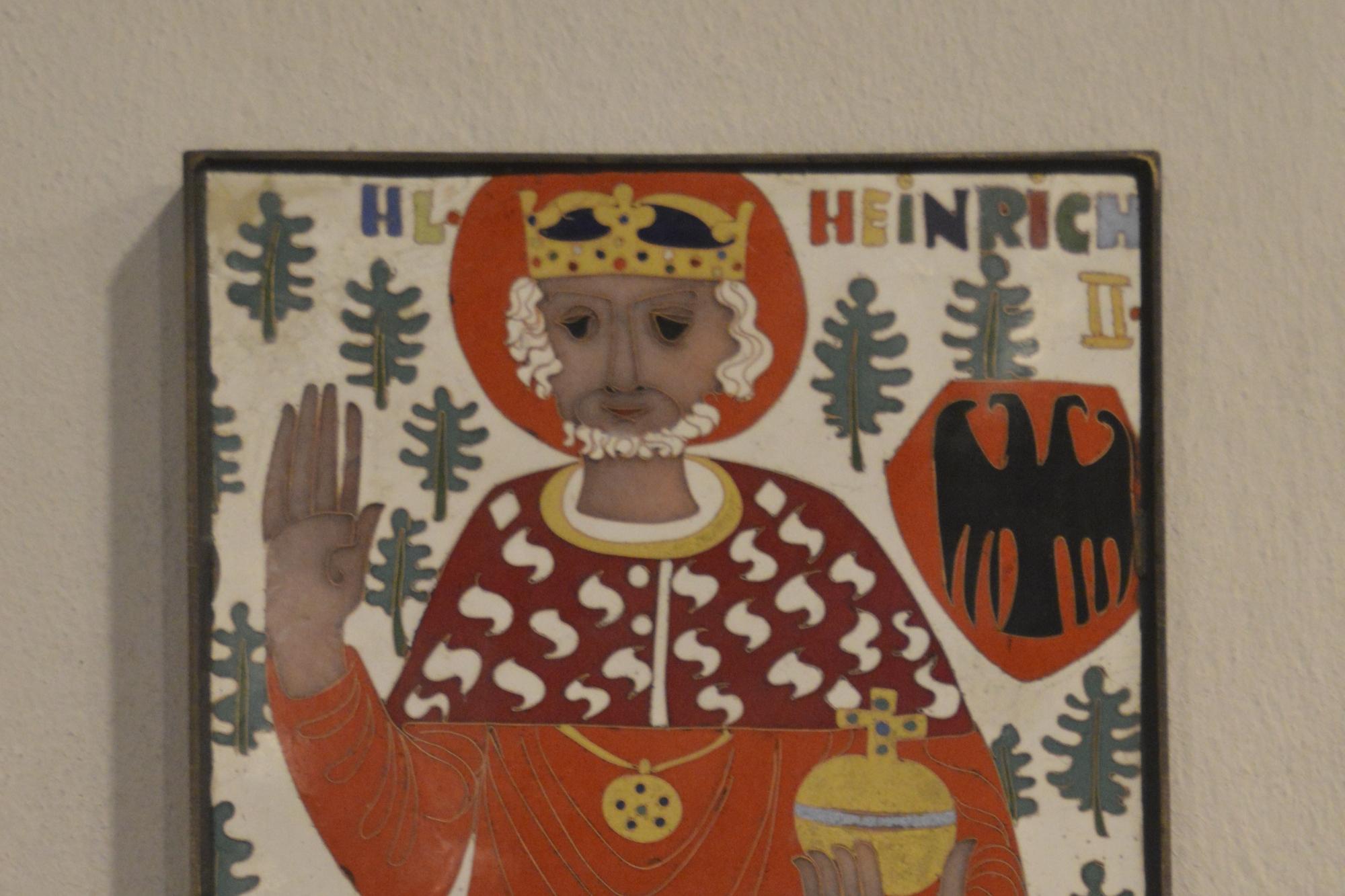 Emailletafel von Hl. Heinrich II in St. Heinrich