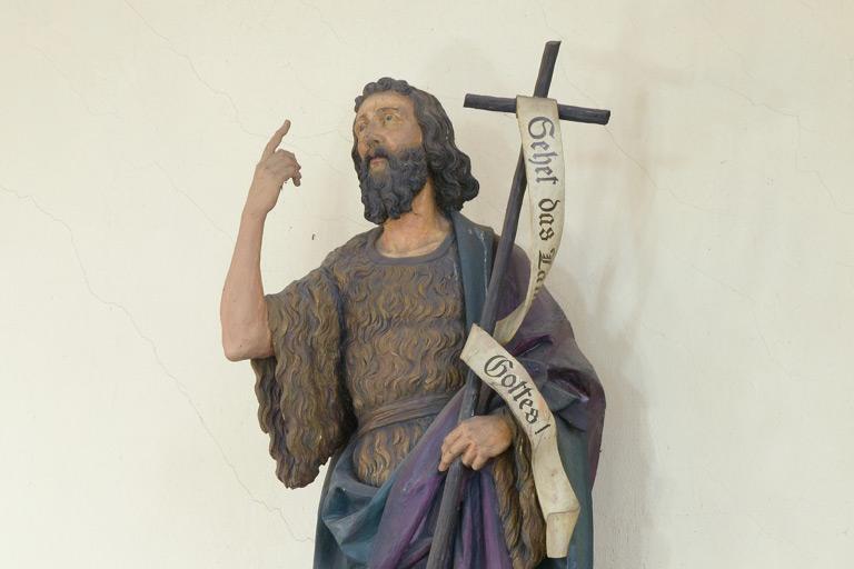 Johannes Statue in St. Johannes Baptist
