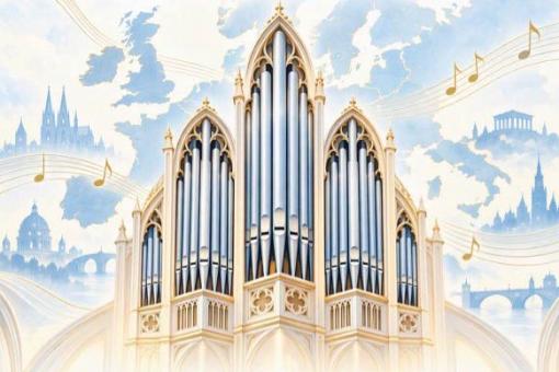 Plakat Orgelmusik aus ganz Europa am 06.11.2026