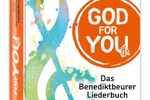 Buchcover mut Notenschlüssel und Text 'Das Benediktbeurer Liederbuch'