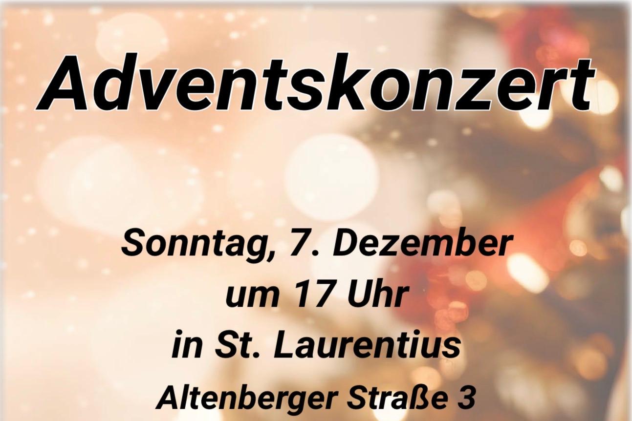 Plakat Adventskonzert 2025