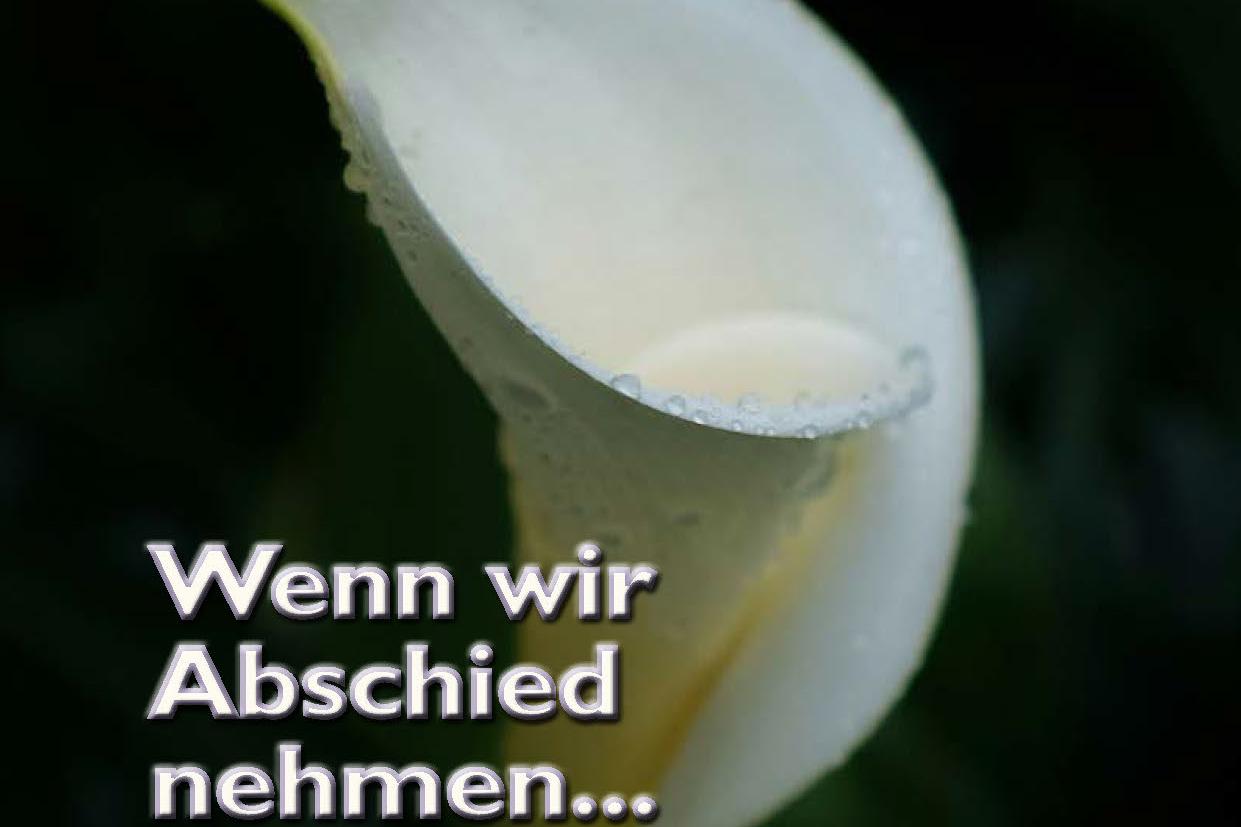 Cover zum Pfarrmagazin Berg- und Tal-Blick Ostern 2026 zum Thema Wenn wir Abschied nehmen...