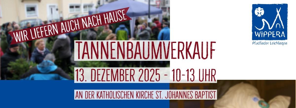 Tannenbaumverkauf 2025 Banner