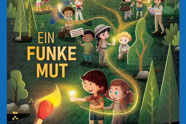 Friedenslicht Plakat 2025 - Ein Funke Mut