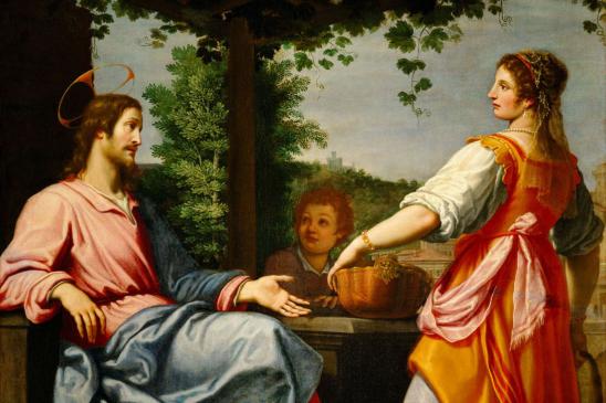 Christus und die Samariterin am Brunnen